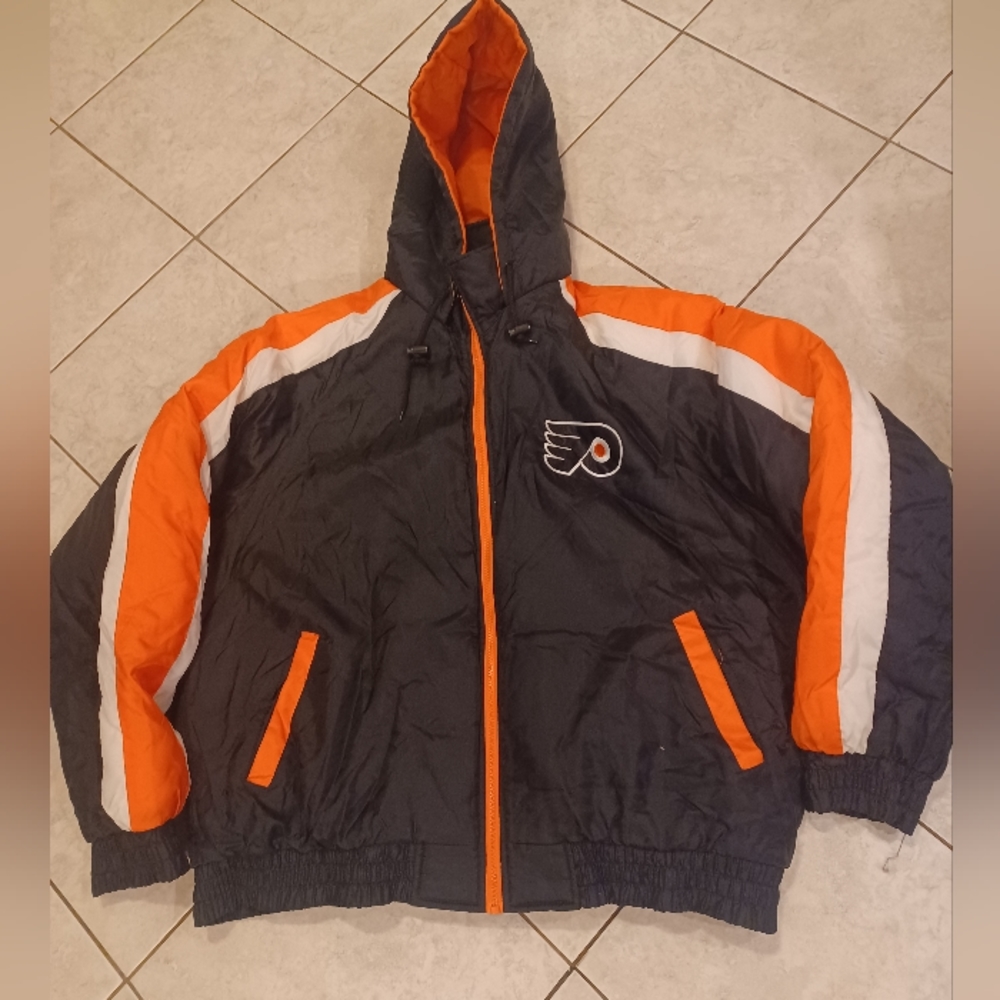 Vintage philadelphia flyers fans gear jacket sz.xl